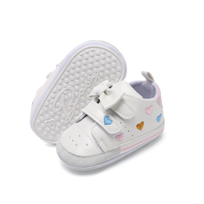 Clowora Baby Boys Girls Shoes Non-Slip Rubber Sole Sneakers Infant First Walking Toddler Crib Shoes Newborn Loafers Flats.