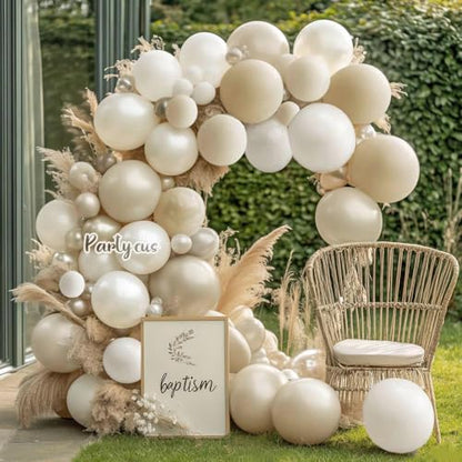 Pink Blue Green Balloon Garland Double Stuffed Dusty Light Green Baby Blue Blush Mauve Latex Pastel Balloon Arch Kit for Boho Baby Shower Gender Reveal Bear Birthday Floral Party Decoration