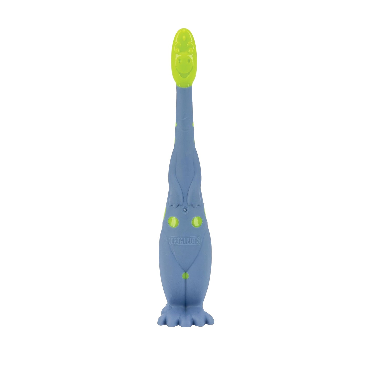 Dr. Talbot's Toddler Training Toothbrush and Natural Kids Toothpaste with Citroganix - 1.6 oz - Fluoride-Free Toothpaste and Toddler Toothbrush - 6+ Months - Alligator
