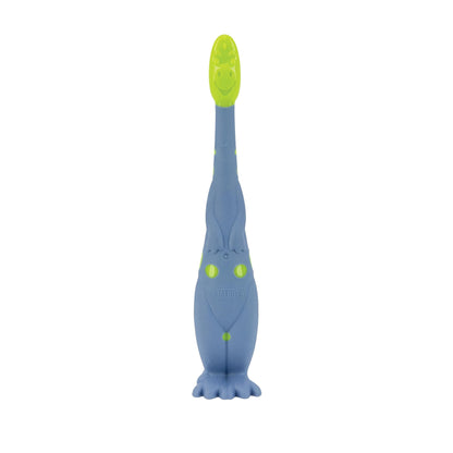Dr. Talbot's Toddler Training Toothbrush and Natural Kids Toothpaste with Citroganix - 1.6 oz - Fluoride-Free Toothpaste and Toddler Toothbrush - 6+ Months - Alligator