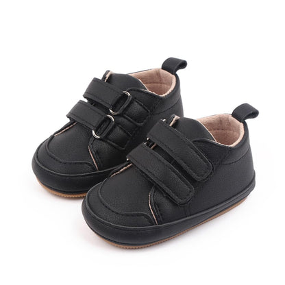 Baby Girls Boys Shoes Soft Anti-Slip Sole Newborn First Walkers High Top Canvas Denim Unisex Infant Sneaker