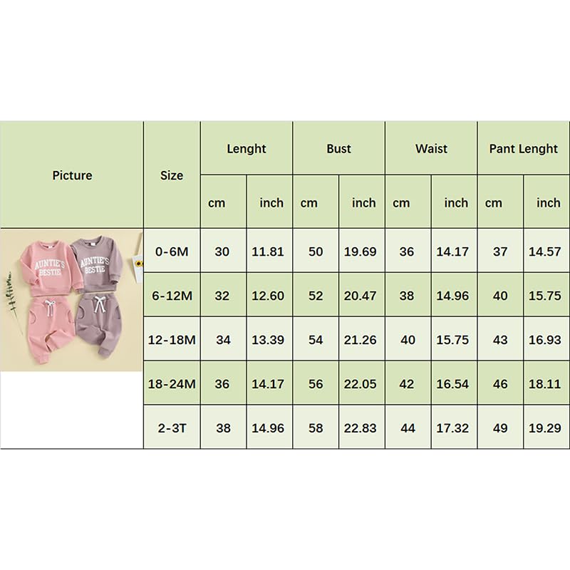 Kaipiclos Toddler Baby Girl Fall Winter Outfit Mamas Girl Long Sleeve Pullover Sweatshirts Jumper Pants Clothes Set
