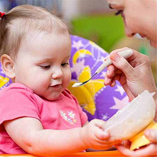 Kirecoo 2 Set Toddler Utensils, Toddler Forks and Spoons, Stainless Steel kids Silverware Set, Designed for Self Feeding Flatware Utensils with Travel Carrying Cases BPA Free (White & Pink)