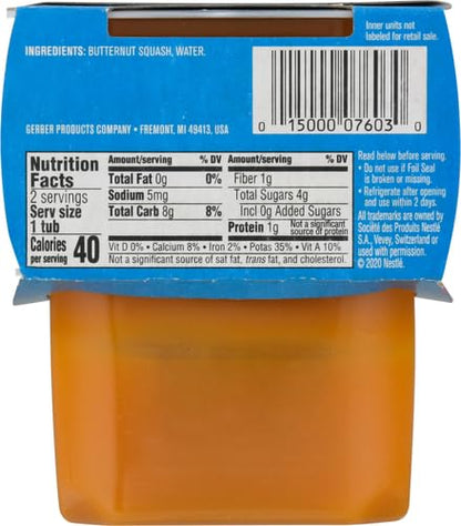 Gerber Baby Food Power Blend Apple Chicken, 4 Oz, 2 Ct Tubs