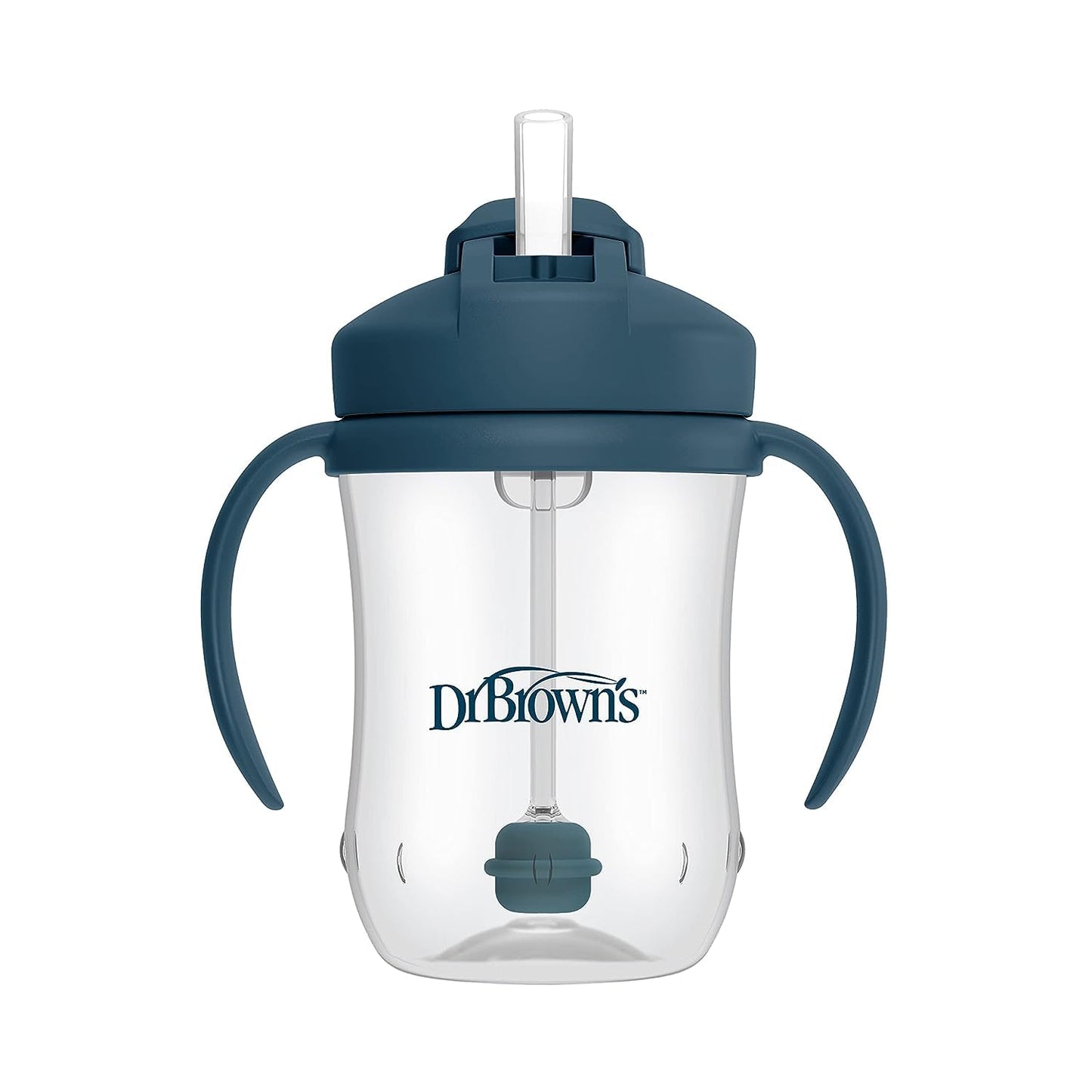 Dr. Brown's Milestones, Baby's First Straw Cup Sippy Cup with Straw, 6m+, 9oz/270ml, Coral, BPA Free