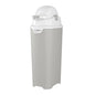 Foundations Tall Diaper Pail with Airtight Lid - Durable & Odorless Diaper Disposal, Large Capacity, Holds up to 60 Newborn Diapers, Refill with Any Bags - Gray