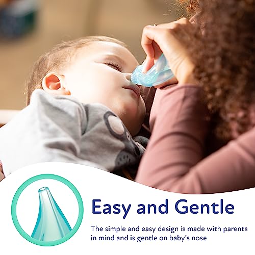 Dr. Talbot's Nasal Aspirator for Babies - Silicone - with Storage Case - Blue Elephant