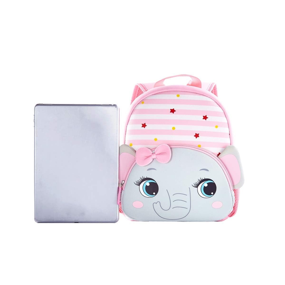 KK CRAFTS Preschool Backpack Toddler Neoprene Animal Schoolbag Lunch backpack for Kids Boys Girls(Dinosaur)