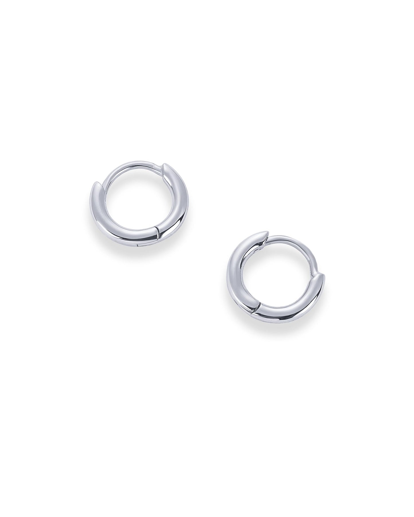 PAVOI 14K Gold Plated Sterling Silver Posts Cubic Zirconia Mini Huggie Earrings for Women | Tiny Cartilage Helix Huggie Hoop Earrings