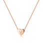 M MOOHAM Heart Initial Necklace Gifts for Girls Women, S925 Sterling Silver Tiny Letter Necklace Birthday Gift for Kids Teen Girl Jewelry