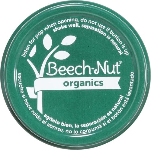 Beech-Nut Organics Stage 1 Organic Baby Food, Pear, 4 oz Jar