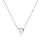 M MOOHAM Heart Initial Necklace Gifts for Girls Women, S925 Sterling Silver Tiny Letter Necklace Birthday Gift for Kids Teen Girl Jewelry