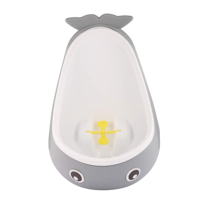 Cute Frog Potty Training Urinal for Boys with Funny Aiming Target - Coffee