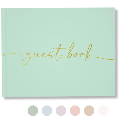 Lamare Elegant Blank Page Wedding Guest Book – The Perfect Polaroid Guest Book for Wedding Receptions, Birthdays, Baby Showers, and Special Events – A Stylish Sign-in Book for Guests