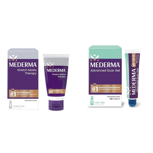 Mederma Stretch Marks Therapy, Helps Prevent and Treat Stretch Marks, Safe to Use When Pregnant, Pregnancy Skin Care, 5.29 oz (150g)