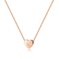 M MOOHAM Heart Initial Necklace Gifts for Girls Women, S925 Sterling Silver Tiny Letter Necklace Birthday Gift for Kids Teen Girl Jewelry