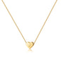 Turandoss Mothers Day Gifts for Mom Wife Women Girls - 14K Gold Plated Heart Pendant Letter Alphabet Necklace Tiny Initial Necklaces Heart Initial Necklace Gifts for Women Teens