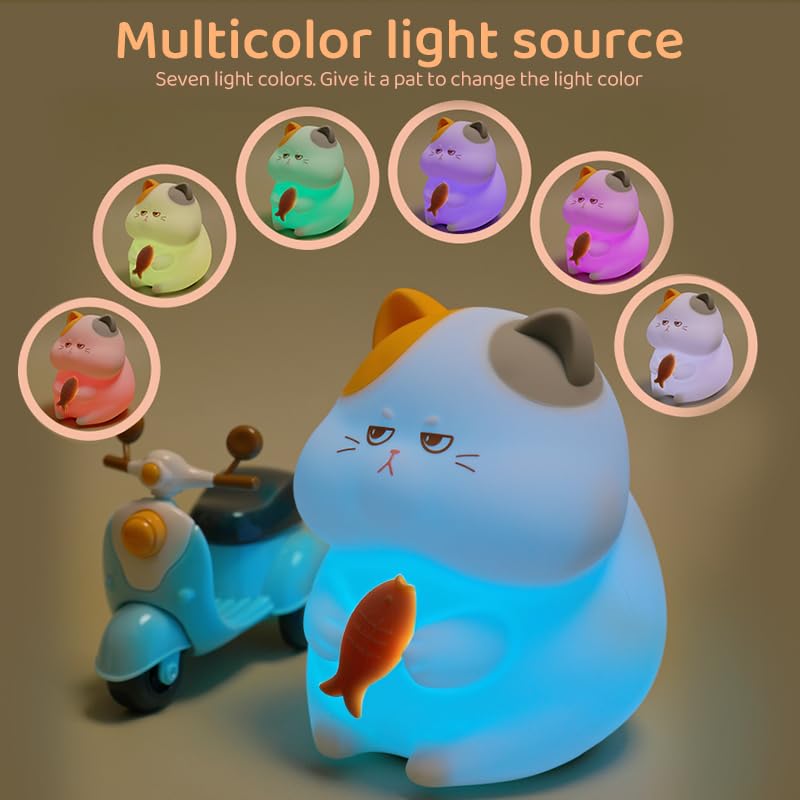 Cute Frog Night Light for Kids, Color Changeable Soft Silicone Sleeping Night Lamp for Nursery, Dimmable Timer Rechargeable Colorful Baby's Light Room Decor Children Gifts