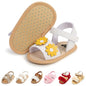 Ohwawadi Baby Boys Girls Sandals Soft Sole Summer Infant Wedding Dress Flat Shoes Beach Sandal Newborn Crib Shoes First Walkers