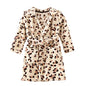 Toddlers Kids Hooded Robe Boys Girls Soft Flannel Bathrobes Pajamas Plush Robe