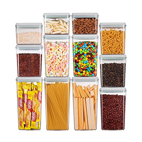 Ankou Formula Container - 1700ml Airtight Formula Dispenser One Button Handy Milk Powder Container BPA-Free Storage Containers with Scoop and Scraper Transparent 730g