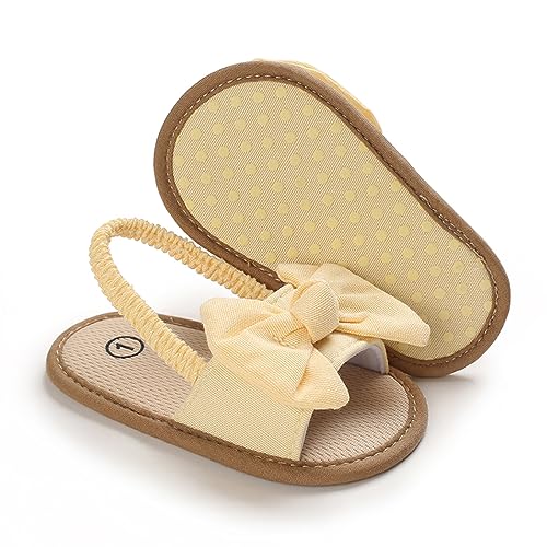 Baby Girls Bow Knot Sandals Flat Non-Slip Patchwork Princess Shoes Infant First Walking Slipper Shoes Beach Sandals