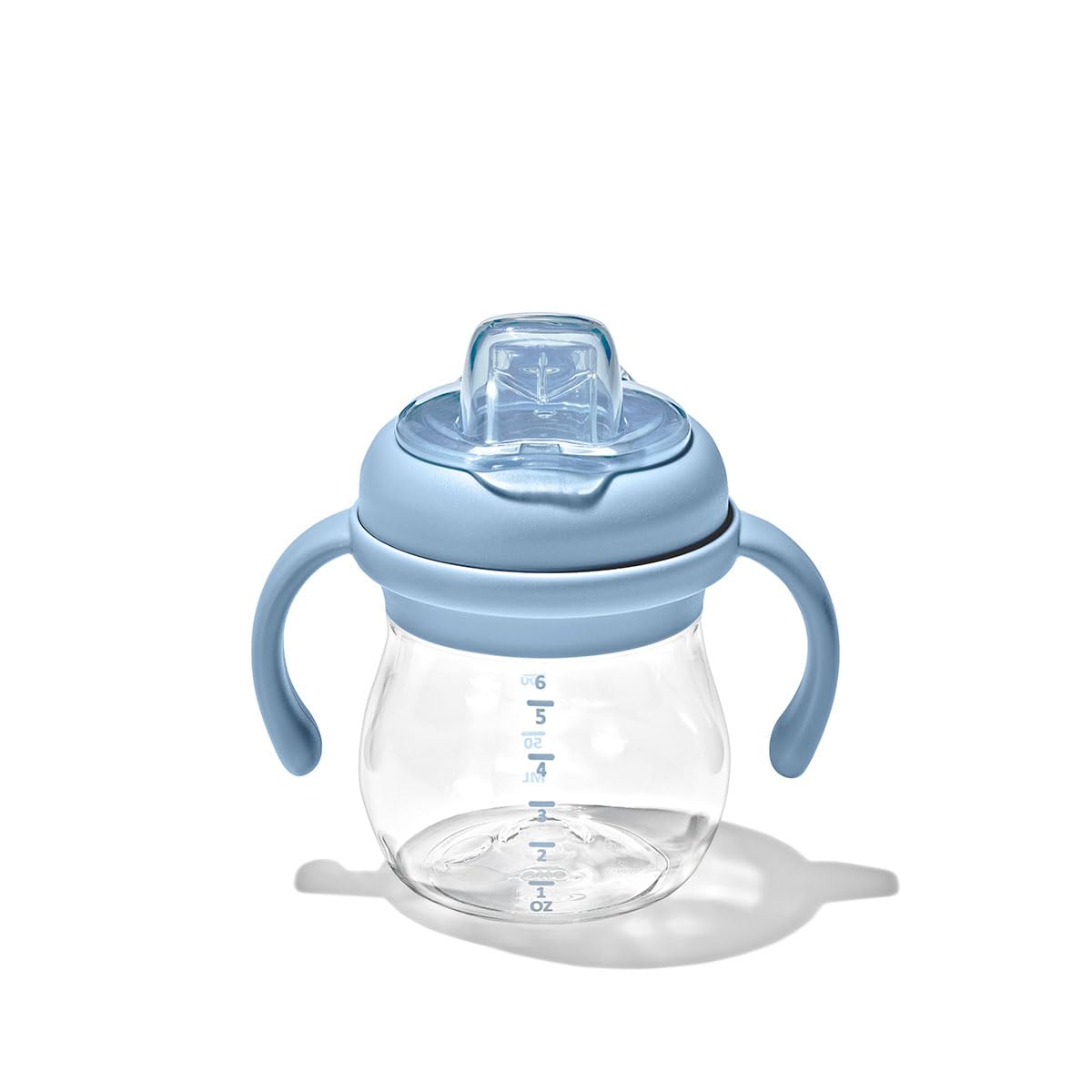 OXO Tot Transitions Soft Spout Sippy Cup with Removable Handles - 6 oz. - Blossom