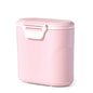 Travel Infant Formula Dispenser Box with Scoop, Portable Baby Dry Milk Powder Food Container with Spoon Airtight Storage Easy go Parents Choice Sealed Flour Case,Pink