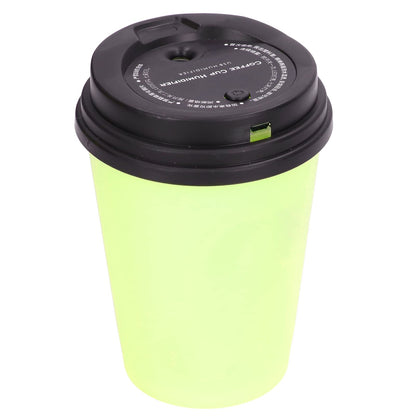 Humidifiers for Bedroom, 300ml Cool Mist Humidifiers, USB Mini Cute Coffee Cup Humidifier, Car Humidifier, Pink Desk Humidifier, Small Humidifier, Low Noise, Auto Shut-Off for Car, Plant, Office(Pink)