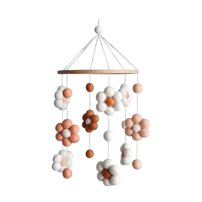 Baby Crib Mobile Crib Hanging Toy, Boho, Stroller Hanging Toy, Wind Chime Photography Props for Stroller, Nursery, Style B