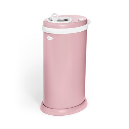 Ubbi Steel Diaper Pail, Odor Locking, No Special Bag Required, Award-Winning, Registry Must-Have, White