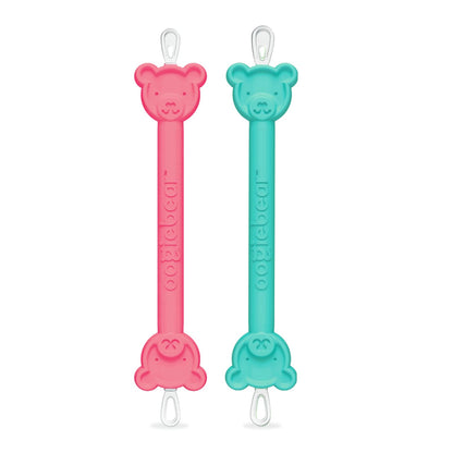 oogiebear: Baby Nose Cleaner & Ear Wax Removal Tool - Safe Booger & Earwax Removal for Newborns, Infants, Toddlers - Dual-Ended - Essential Baby Stuff, Diaper Bag Must-Have, with CASE