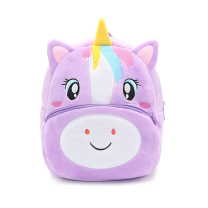 NICE CHOICE Cute Toddler Backpack Toddler Bag Plush Animal Cartoon Mini Travel Bag for Baby Girl Boy 2-6 Years(Grey Elephant)