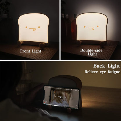 Cute Dinosaur Night Light, Brightness Adjustable Baby Bedside Night Lamp USB Recharging, Nursery Room Decor Kids Toddlers Night Light, Dinosaur Gifts for Birthday, Christmas, Green