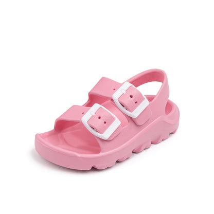 Casazoe Toddler Boys Girls EVA Comfort Lightweight Sandals Breathable Summer Beach Pool Casual Outdoor Shoes Adjustable Strap Open Toe Anti-Slip Quick Dry Shoe(Toddler/Little kids)