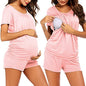 Ekouaer Womens Maternity Pajamas Nursing Pjs for Breastfeeding Soft Postpartum Lounge Sets Sleepwear Layer Pregnancy Clothes