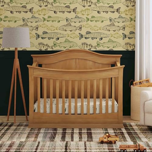 DaVinci Meadow 4-in-1 Convertible Crib in White, Greenguard Gold Certified
