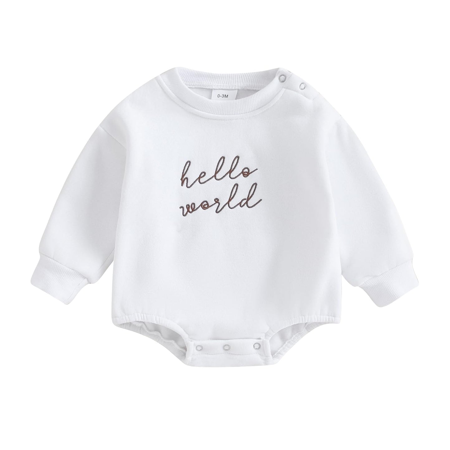 VISGOGO Newborn Infant Baby Boy Girls Oversized Romper Little Dude Sweater Onesie Coming Home Outfit Neutral Clothes