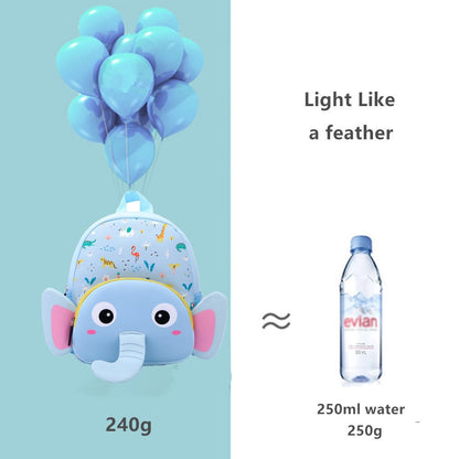 Toddler Backpack Neoprene Zoo Kids Casual Backpack Water Resistance Kindergarten Preschool Bags for Little Boys Girls (Giraffe)