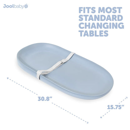 Jool Baby Waterproof Baby Changing Pad - Easy to Clean, Lightweight & Portable - Large Foam Cushion for Comfort (Sage)