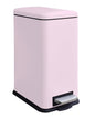 Diaper Pail, Baby Diaper Trash Can with Removal Inner Liner, Childproof Lock, Stainless Steel Garbage Pail with lid, Soft Close, Odor Control Diaper Disposal Bin, 4 Gallon Pink Diaper Can