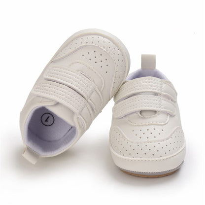 E-FAK Baby Shoes Boys Girls Infant Sneakers Non-Slip Rubber Sole Toddler Crib First Walker Shoes