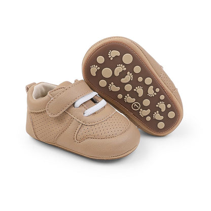Clowora Unsex Baby Shoes Boys Girls Infant Sneakers Non-Slip Soft Rubber Sole Toddler Crib First Walker Lightweight Shoes