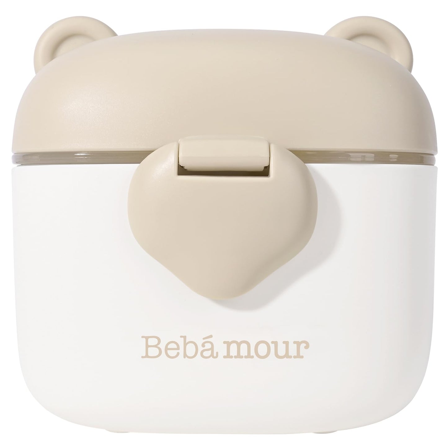 Bebamour Baby Formula Dispenser On The Go, Formula Container to Go, Formula Holder for Travel, Candy Fruit Snack Storage Container with Scoop and Leveller (Black)