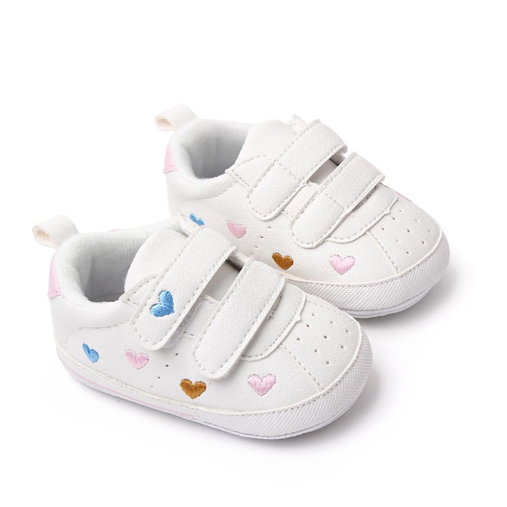 Baby Girls Boys Shoes Soft Anti-Slip Sole Newborn First Walkers High Top Canvas Denim Unisex Infant Sneaker