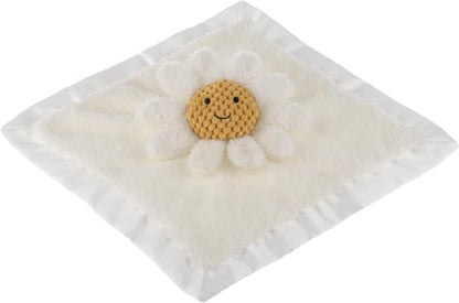 Apricot Lamb Daisy Soft Loveys for Babies, Security Blanket for Baby Boy and Girl, 13.8 Inches for Infant and Toddlers