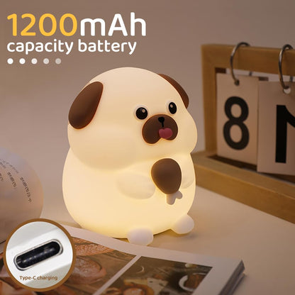 Cute Frog Night Light for Kids, Color Changeable Soft Silicone Sleeping Night Lamp for Nursery, Dimmable Timer Rechargeable Colorful Baby's Light Room Decor Children Gifts