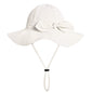 Baby Girl Sun Hat with UPF 50+ Outdoor Adjustable Beach Hat with Wide Brim Bucket Hats