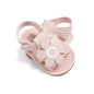 Meckior Baby Toddler Infant Girls PU Leather Soft Open Toe Summer Sandals Flower Princess Flat Shoes