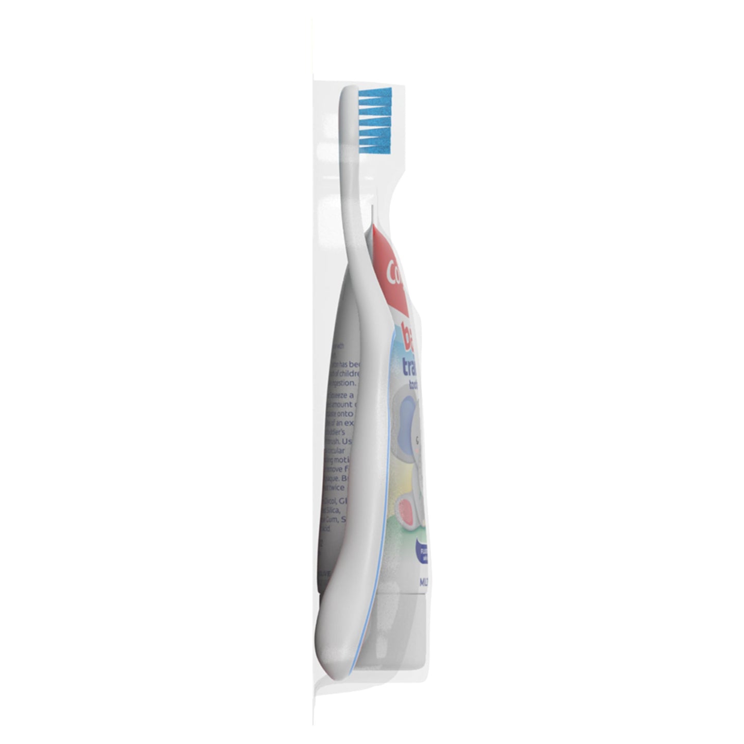 Colgate Baby Training Toothpaste and Toothbrush Kit, Mild Fruit Flavor Set for Ages 3-24 Months